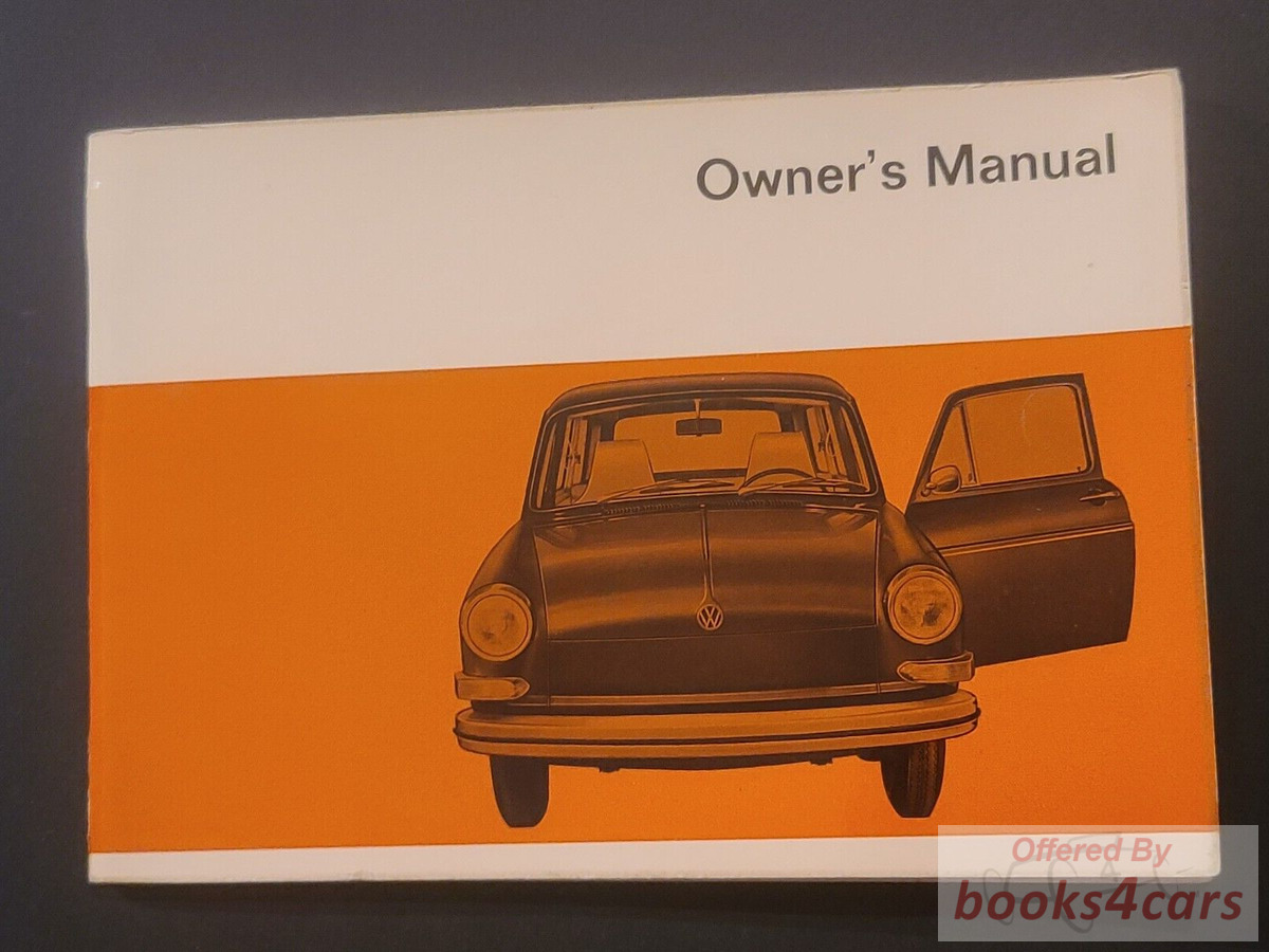 view cover of 1970 Volkswagen Fastback Sedan and Squareback Sedan Owners Manual by VW