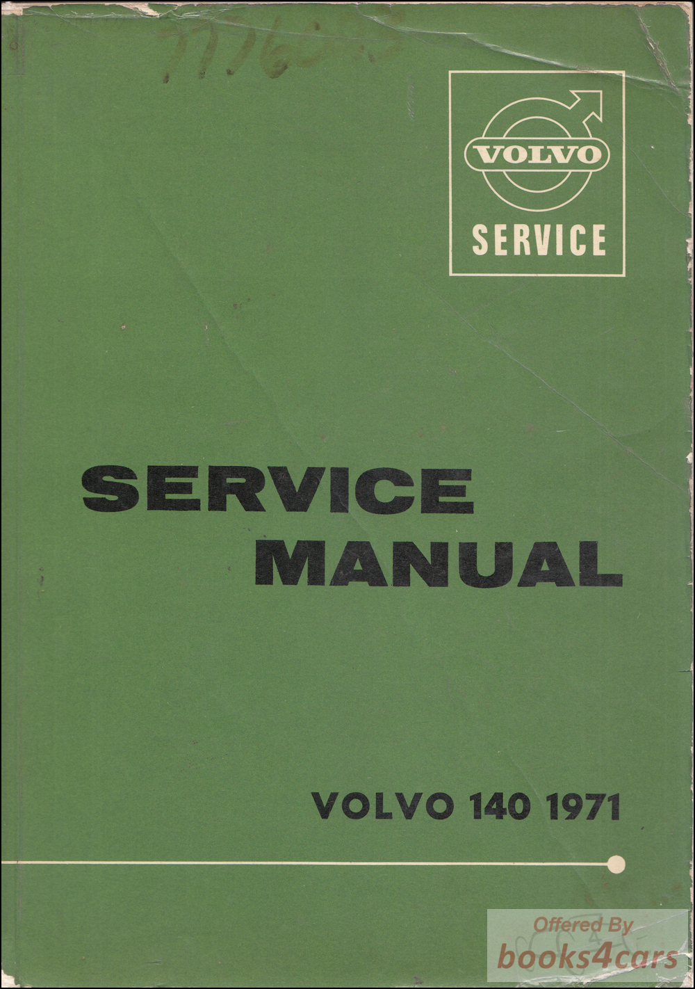 view cover of 1971 140 Shop Service Repair Manual by Volvo for 142 144 145