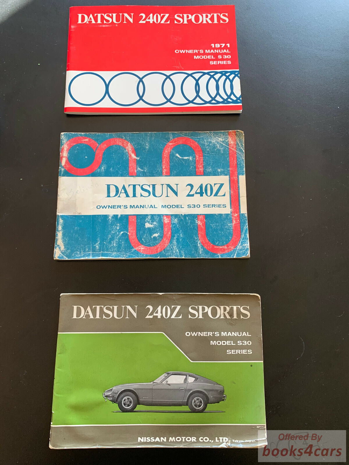 view cover of 1971 240Z Owner's manual by Datsun for 240 Z