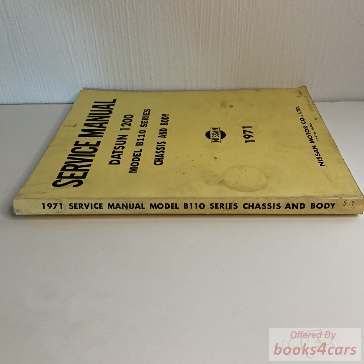 view cover of 1971 1200 Model B110 Series Chassis and Body Service Manual by Datsun