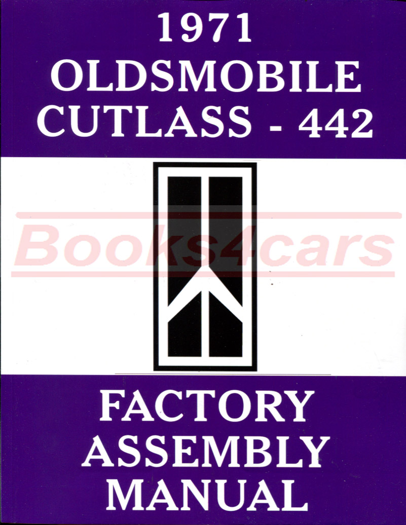 view cover of 1971 Cutlass Assembly manual by Oldsmobile.