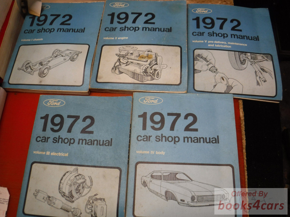 view cover of 1972 Car Body Factory Shop service repair Manual (Vol. 4) by Ford, Lincoln, & Mercury