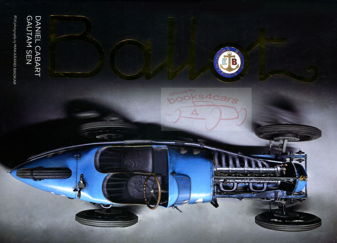 view cover of Ballot by Cabart & Sen 2 volume boxed set 920 pages 1,650 images covering Race & Road Cars & other engines
