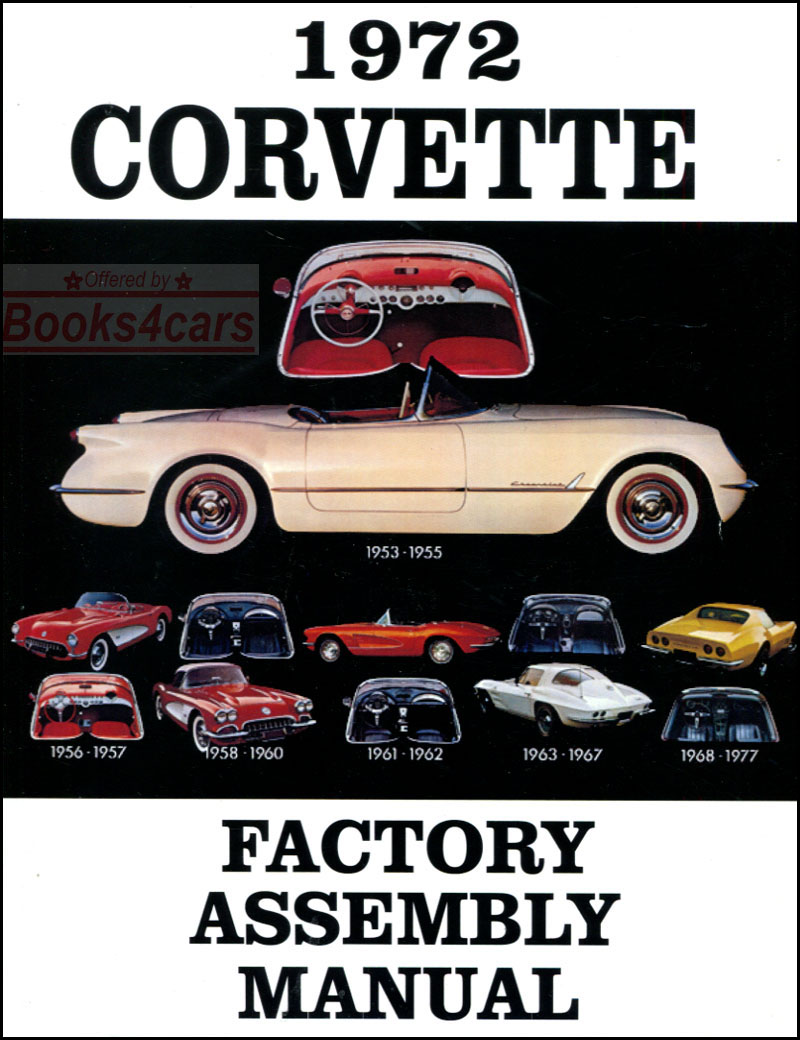 view cover of 1972 Assembly manual for Corvette by Chevrolet