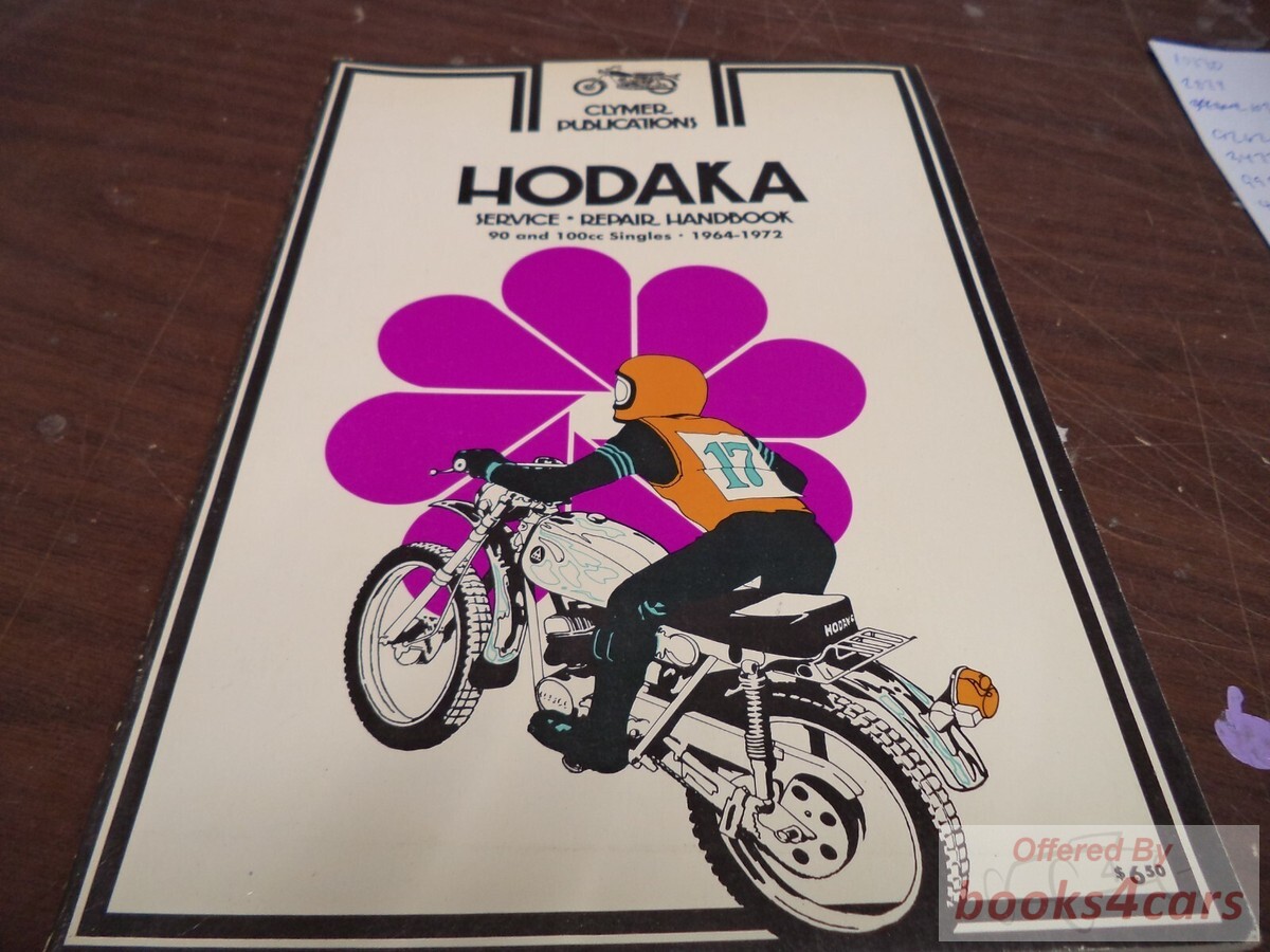 view cover of 1964-1972 Hodaka 90 100 shop service repair manual by Clymer
