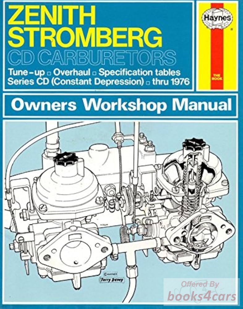 view cover of Zenith Stromberg CD to 1976 Workshop manual by Haynes