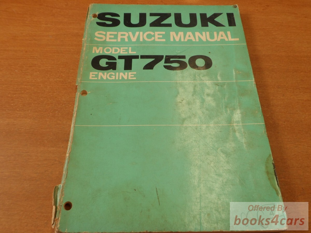 view cover of GT 750 Engine Shop Service Repair Manual by Suzuki (July, 1972)