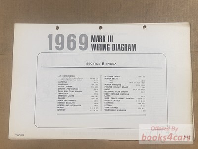 view cover of 1973 Lincoln Mark IV Wiring Diagrams for the Mk 4