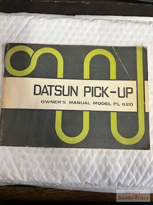 view cover of 1973 PL 620 PickUp Owners Manual by Datsun for Pick-up