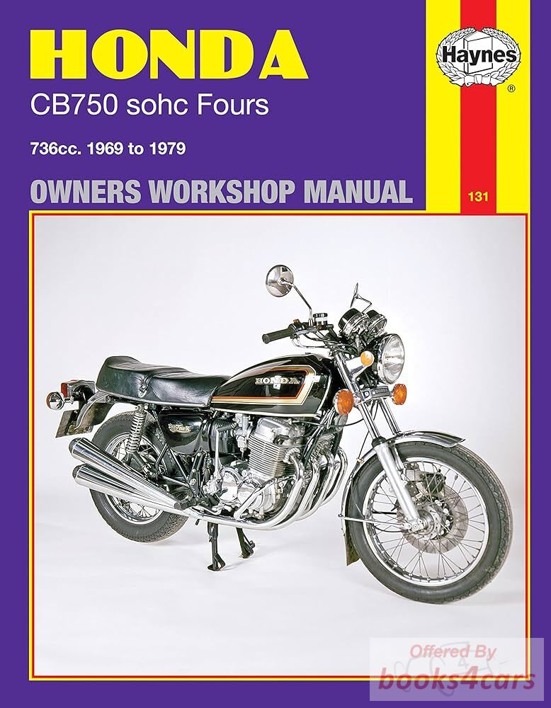 view cover of 1969-1979 CB750 shop service Repair Manual for Honda CB 750 by Haynes