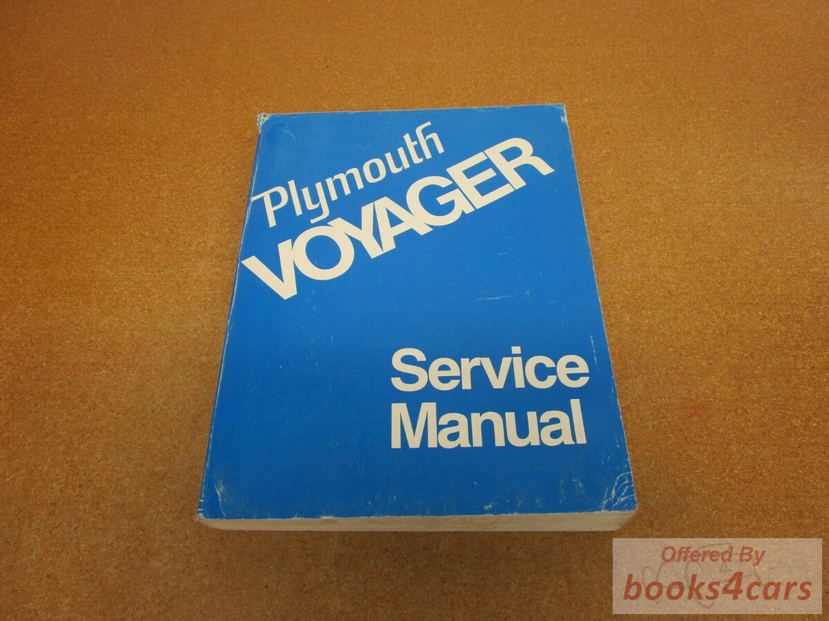 view cover of 1974 Voyager Van PB100-300 Service manual by Plymouth
