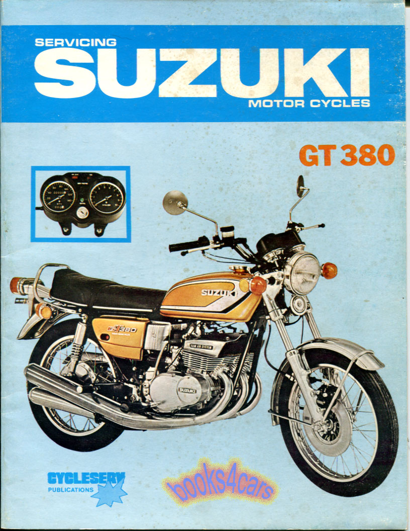 view cover of 1972-1977 GT380 Triple Shop Service Repair Manual for Suzuki GT 380