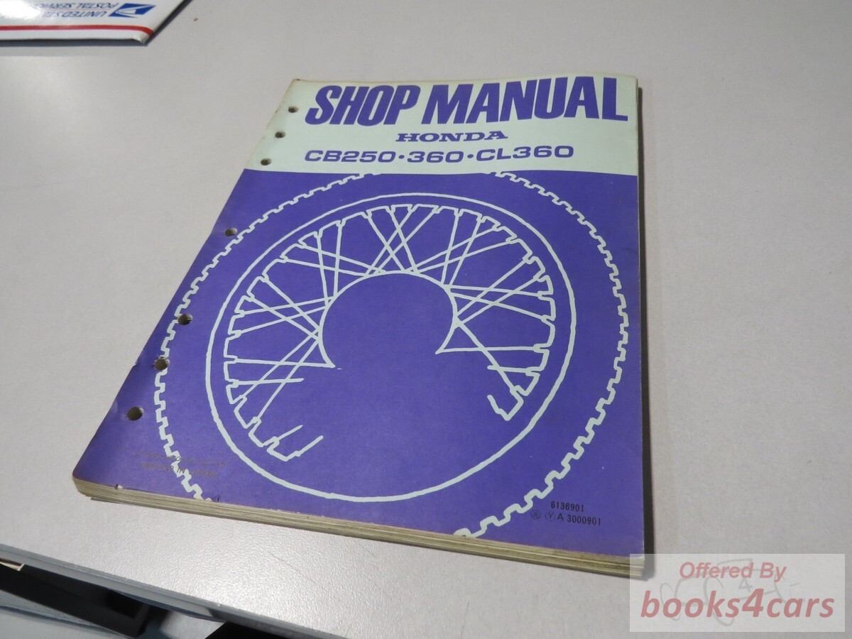 view cover of 1974 Honda CB250 360 CL360 Shop Service Repair Manual - 130 pages