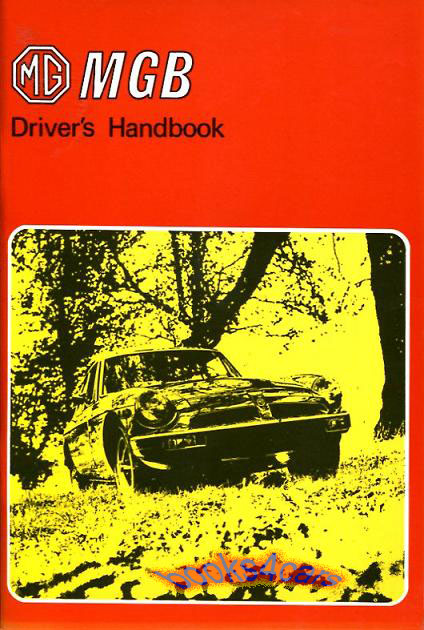 view cover of 1975 Owners Manual US, 100 pgs. MGB