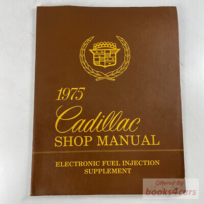 view cover of 1975 Cadillac Electronic fuel injection Shop manual supplement