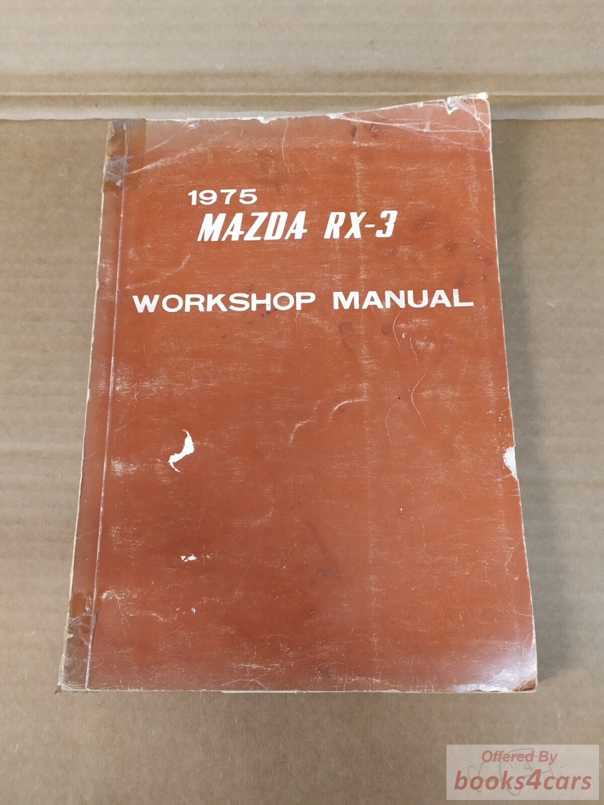 view cover of 1975 RX-3 Service Manual by Mazda