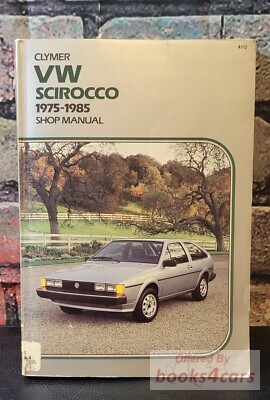 view cover of 1975-1982 Volkswagen Scirocco By Clymer