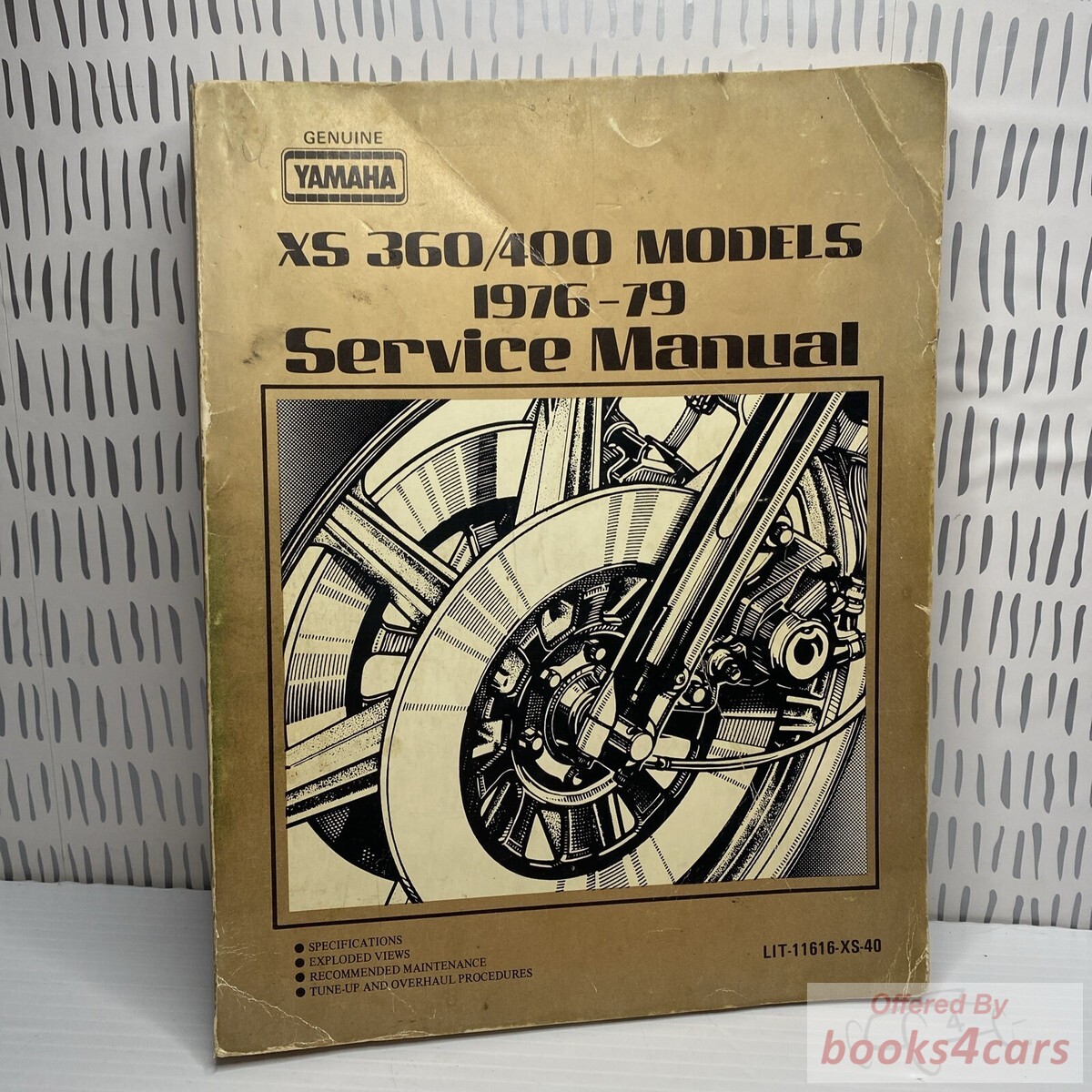 view cover of 1976 XS360C Service manual by Yamaha