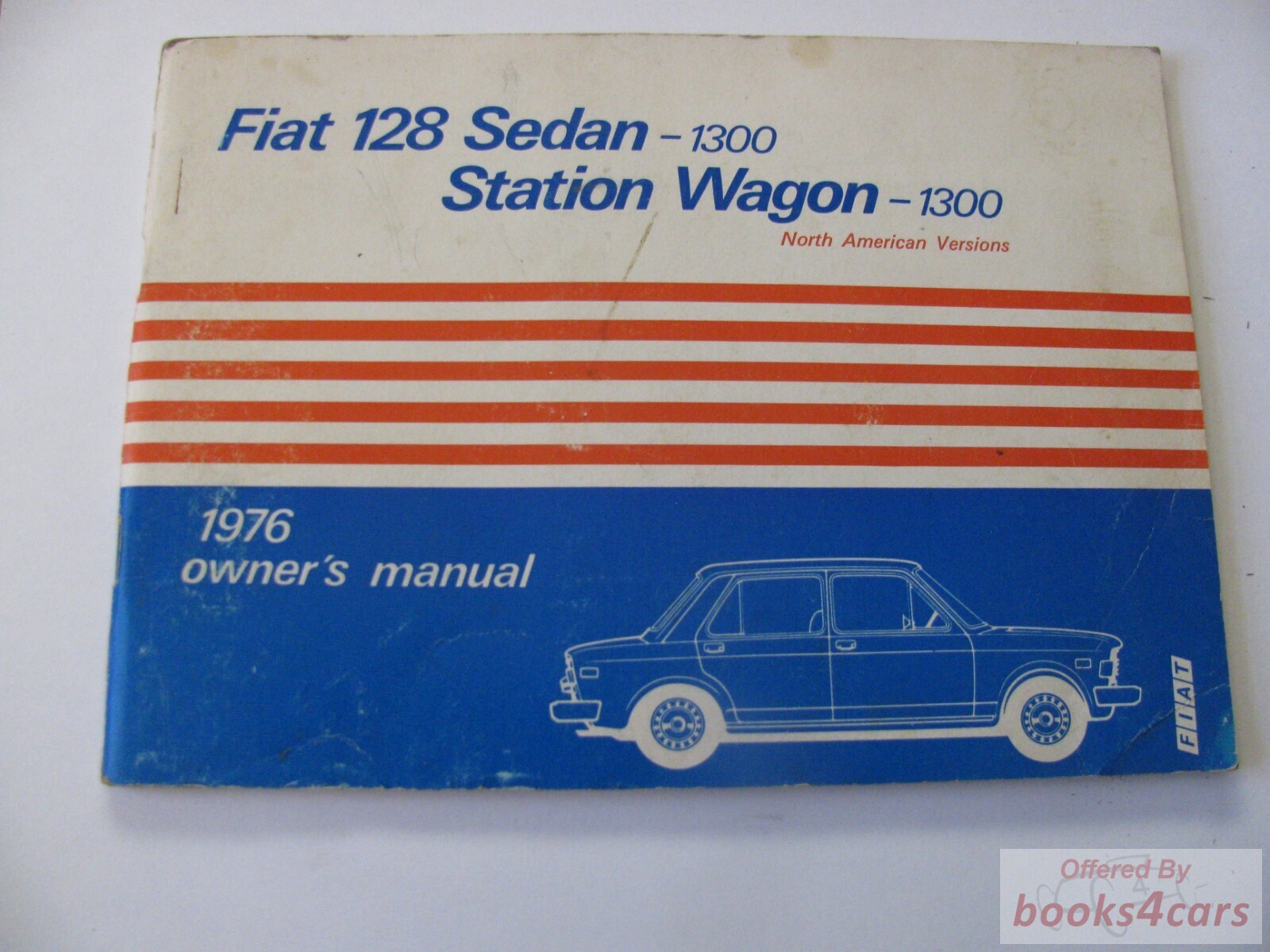 view cover of 1976 Owners Manual for Fiat 128 Sedan 1300