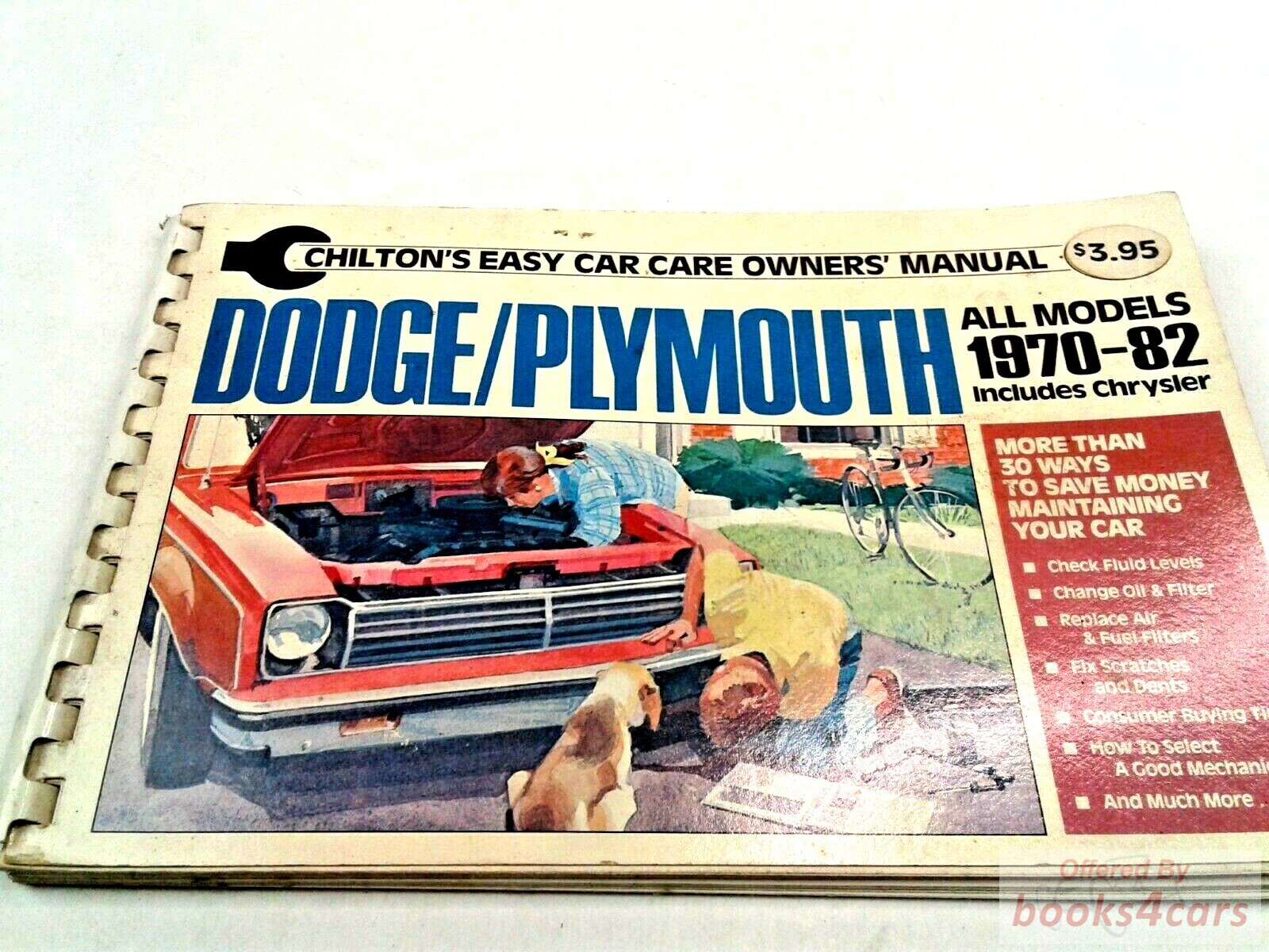 view cover of 1970-1982 Chrysler Dodge Plymouth Easy Car Care Manual, by Chilton's