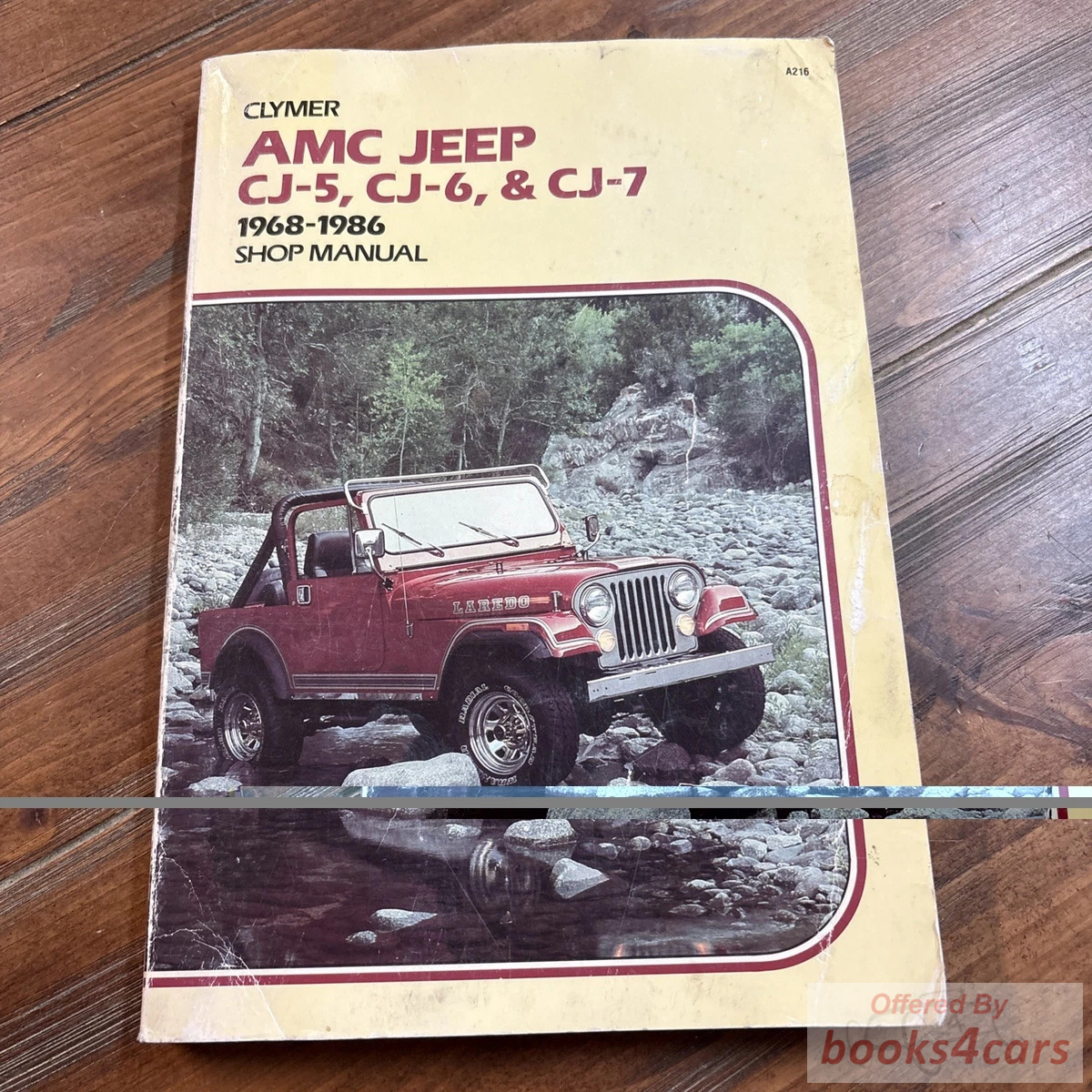 view cover of 1968-1986 AMC Jeep CJ-5 CJ-6 CJ-7 Shop service repair Manual by Clymer