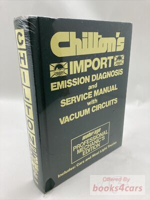 view cover of 1970-1983 Chilton's Import Auto Emission Diagnosis & Service Manual with Vacuum Circuits