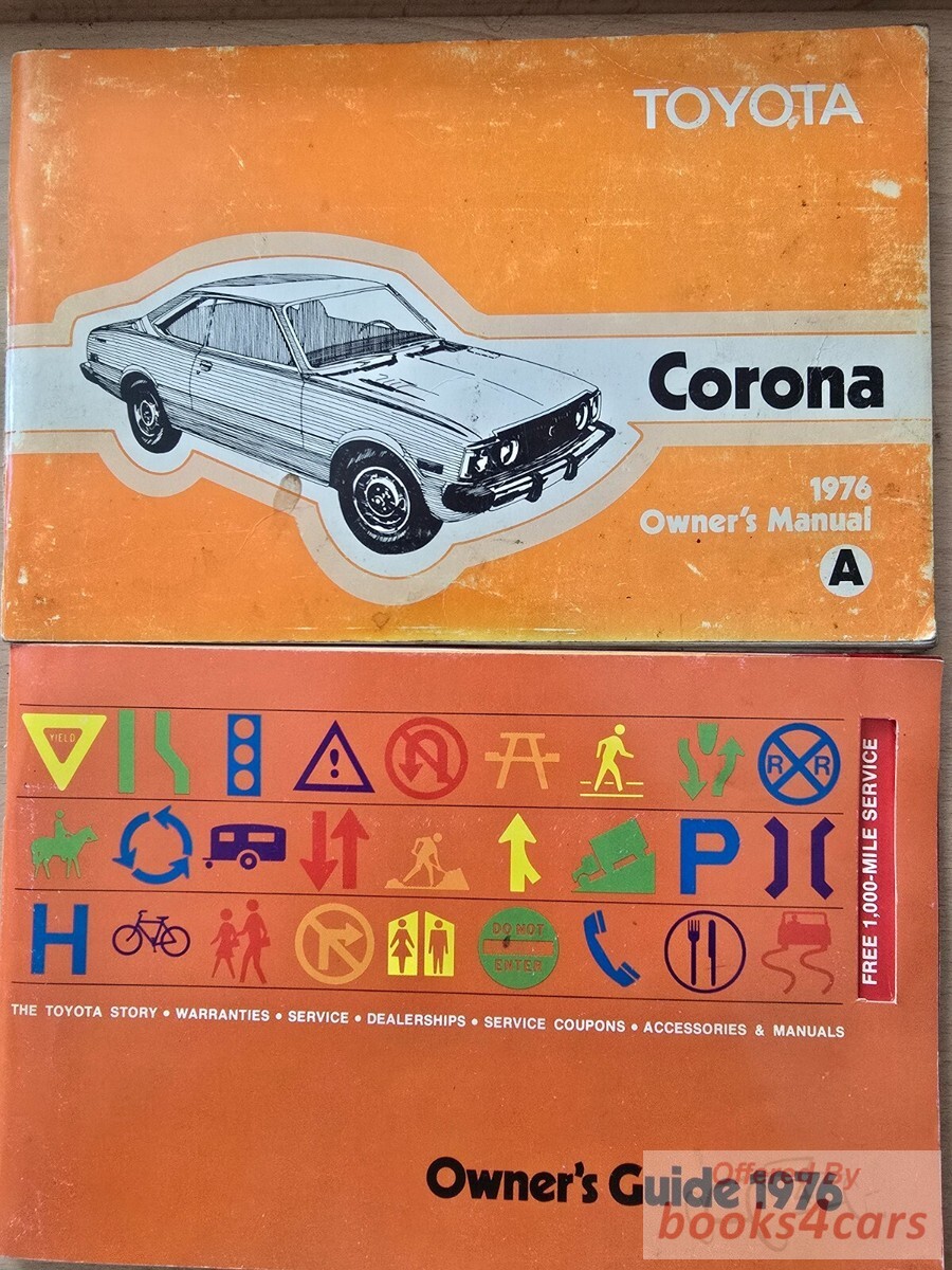 view cover of 1976 Corona Owner's Manual by Toyota