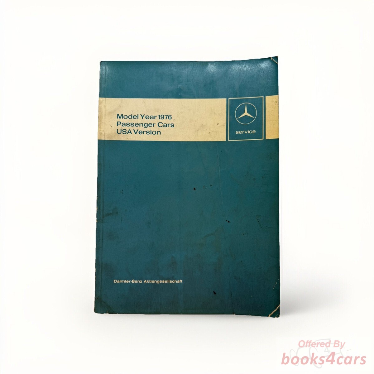 view cover of 1976 New Service Information manual by Mercedes Benz
