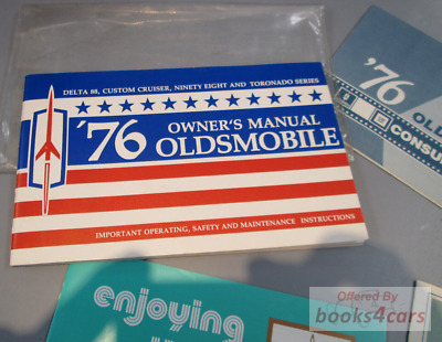 view cover of 1976 Full-size Owner's Manual, 88 98 Custom Cruiser & Toronado by Oldsmobile