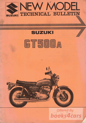 view cover of 1976 Suzuki GT500A Technical Bulletin