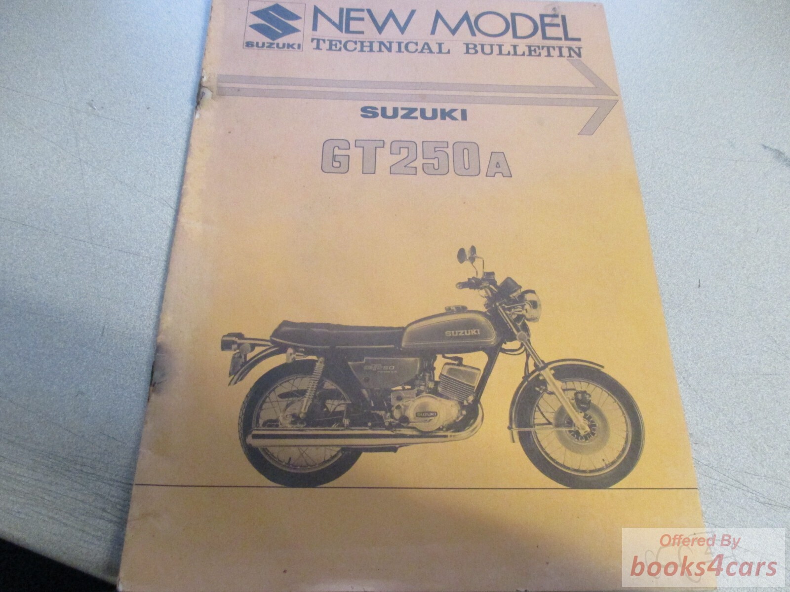 view cover of 1976 Suzuki GT250A Technical Bulletin by Suzuki for GT 250 A