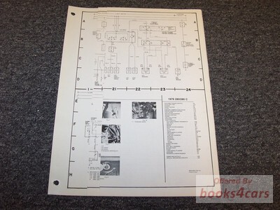 view cover of 1976 Mercedes 280S Wiring Diagram by Mercedes