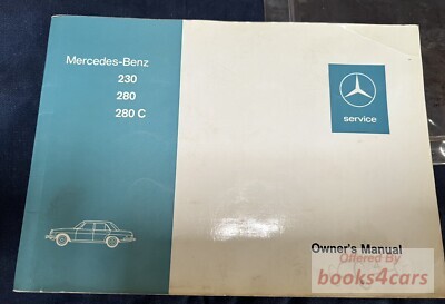 view cover of 1976 280 280C 230 Owners manual by Mercedes