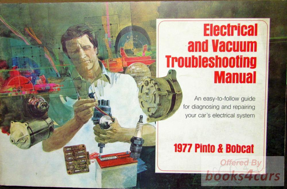 view cover of 1977 Pinto and Bobcat Electrical and Vacuum troubleshooting manual by Ford & Mercury