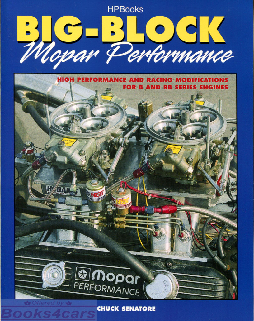 view cover of Big Block Mopar Performance by Chuck Senatore High performance and racing modifications for 
