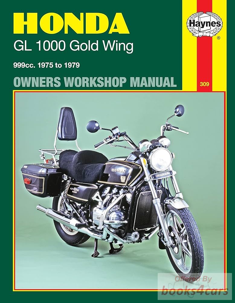 view cover of 1975-1980 GL1000 Gold Wing Repair Manual for Honda GL 1000 by Haynes