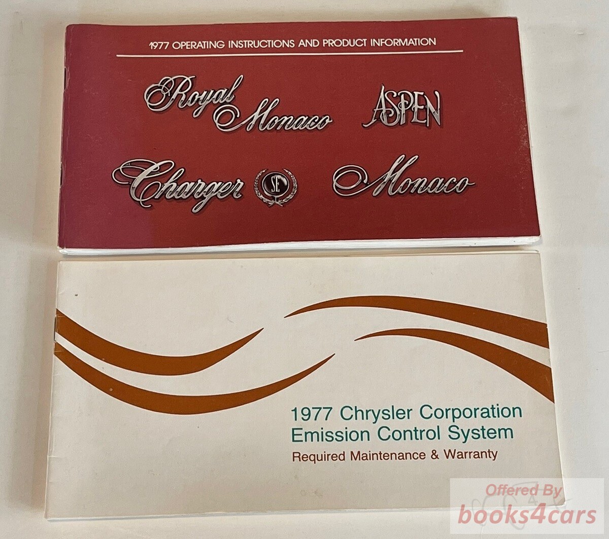 view cover of 1977 Owners Manual for Royal Monaco, Aspen, Charger, And Monaco