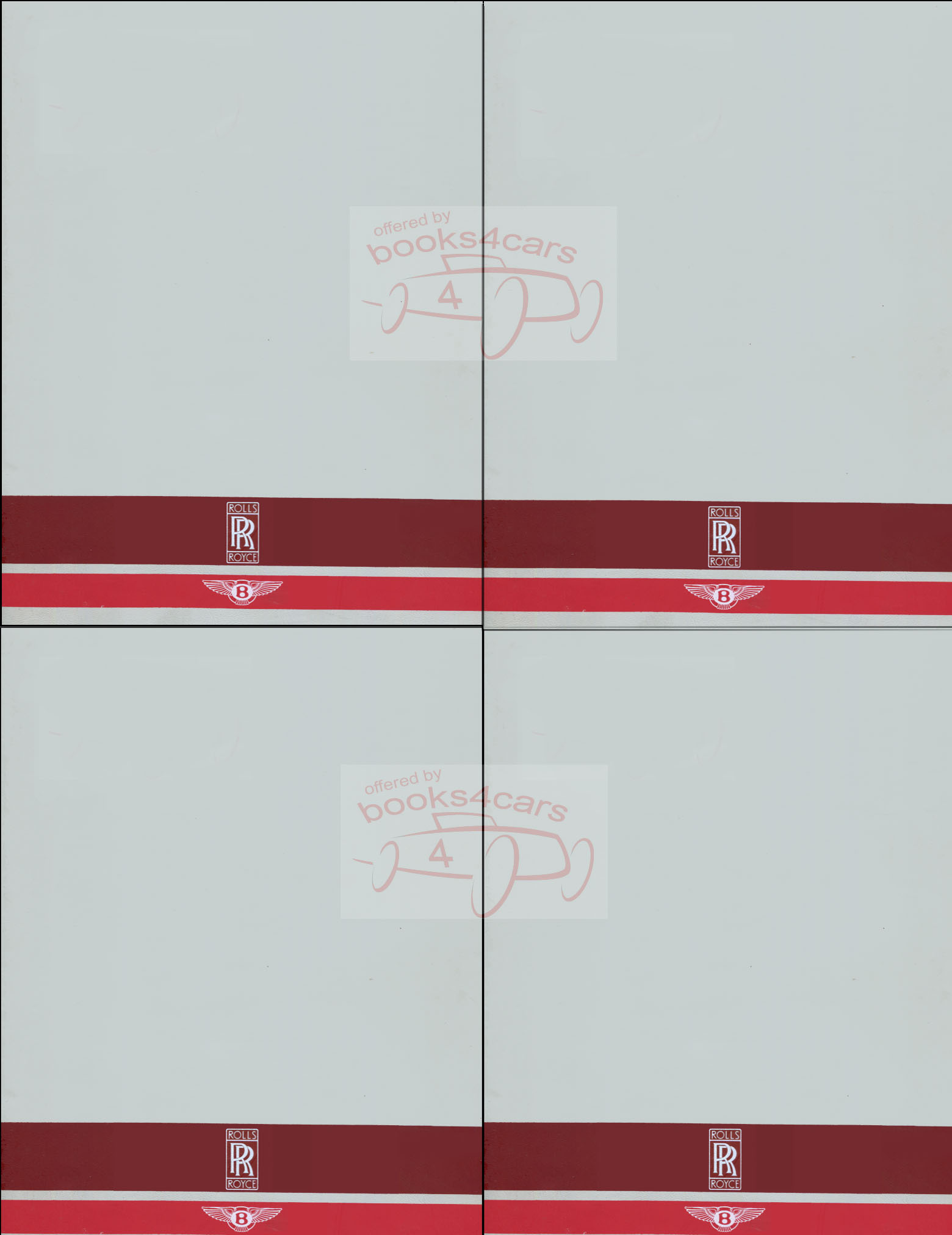 view cover of 1977-1980 Shop Service Repair Manual Series 2 Silver Shadow Silver Wraith Corniche Bentley T2 4-volume set by Rolls Royce