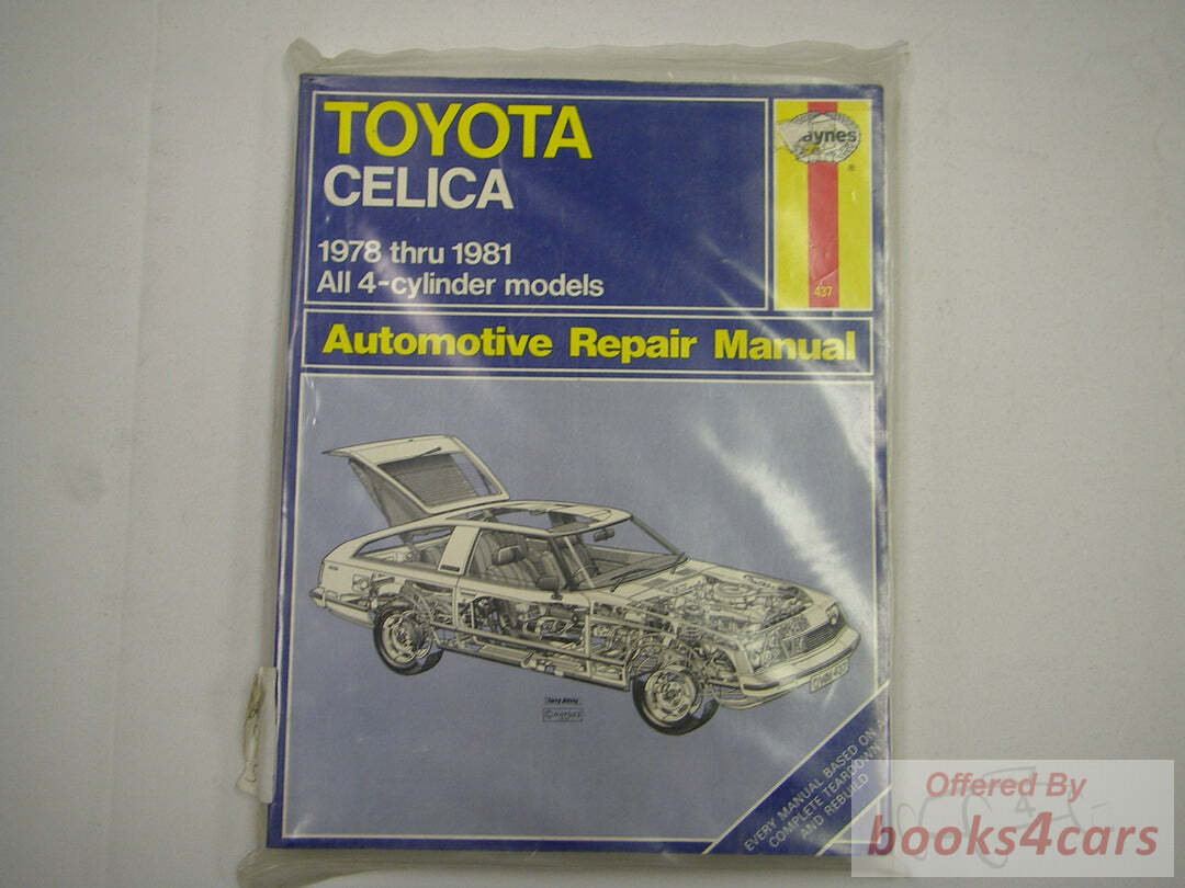 view cover of 1978-1981 Toyota Celica shop service repair manual by Haynes