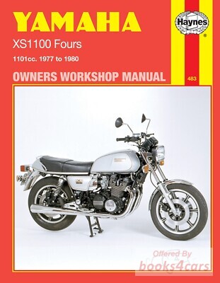 view cover of 1977-1980 Yamaha XS1100 Fours Shop Service Repair Manual by Haynes