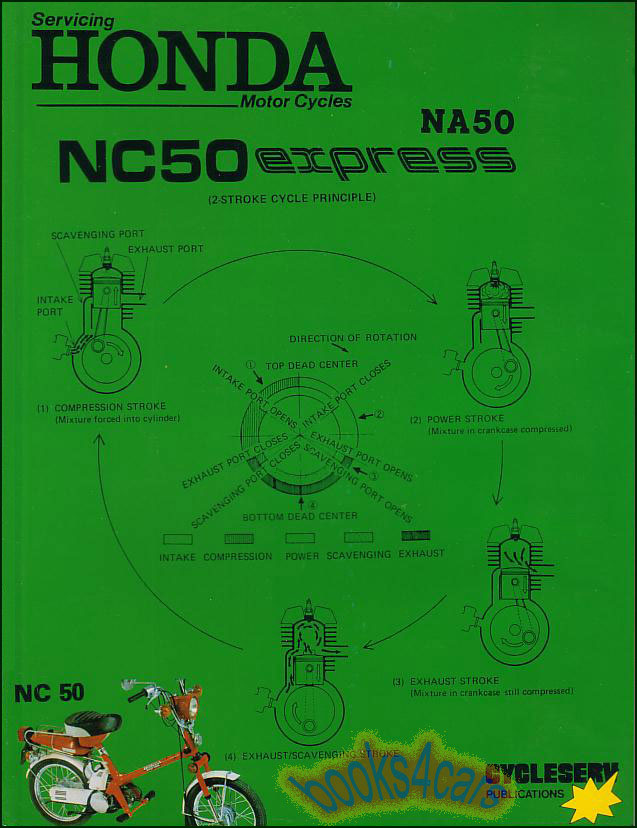 view cover of NA 50 NC 50 EXPRESS Moped Shop Service Manual for Honda NA50 & NC50