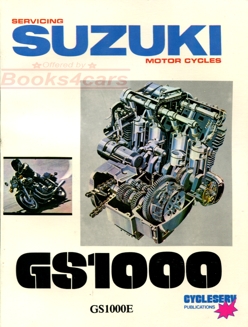 view cover of 1977-1980 GS1000 Chain Drive Shop Service Repair Manual for Suzuki GS 1000 in 190 pages