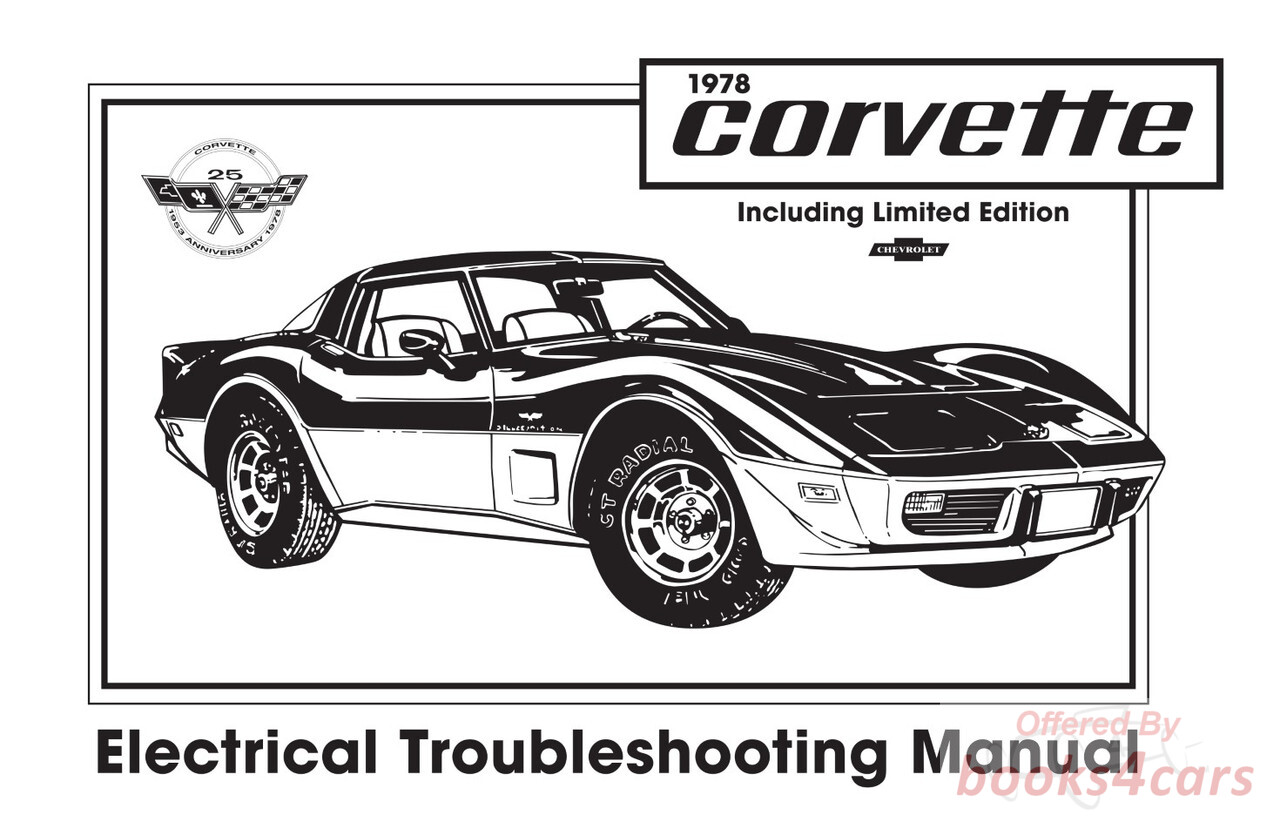 view cover of 1978 Electrical Troubleshooting & Wiring Diagrams Manual by Chevrolet specifically for Corvette