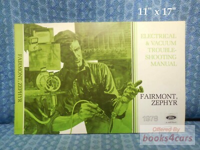 view cover of 1978 Fairmont Zephyr Electrical and vacuum troubleshooting manual by Ford & Mercury