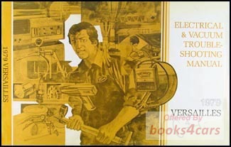 view cover of 1979 Versailles Electrical and vacuum troubleshooting manual by Lincoln