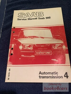 view cover of 1979 900 Transmission Service manual, Automatic & Manual Section 4