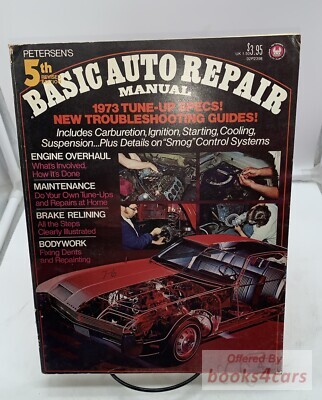 view cover of Basic Auto Repair Manual by Petersen's 5th Ed.