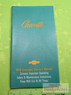 view cover of 1979 Chevette Owners Manual by Chevrolet