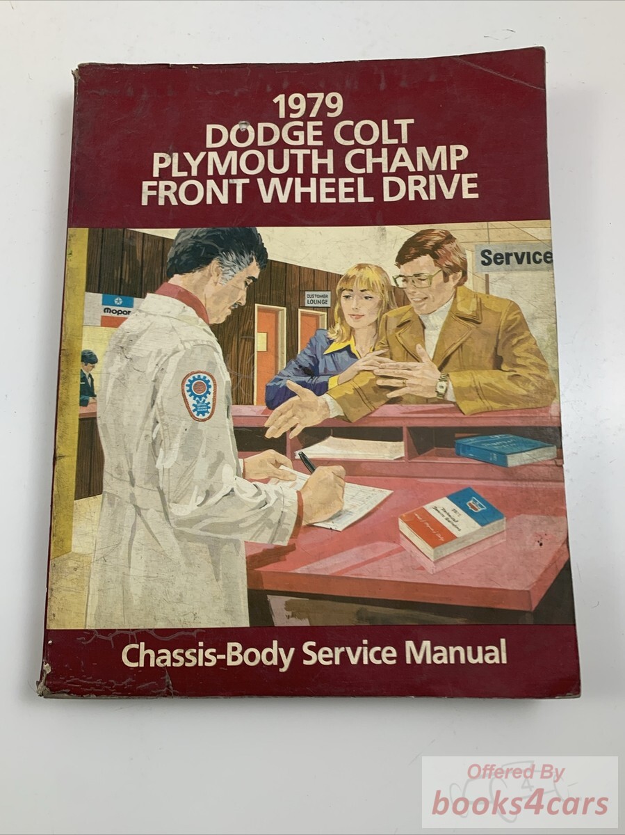 view cover of 1979 Colt Champ FWD Chassis & Body Service Manual