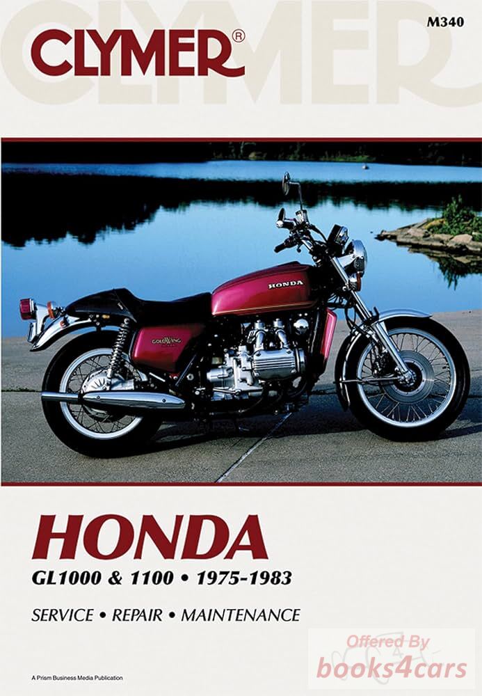 view cover of 1975-1983 Honda GL1000 & 1100 Shop Service Repair Manual 304 pages by Clymer Goldwing Interstate 1000 GL1100